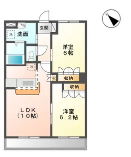 EVER LAUREL【3階】の間取り