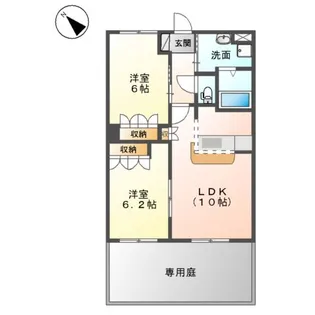 EVER LAUREL【1階】の間取り