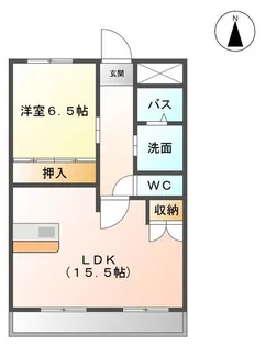 レインボーヒルズⅡ【1階】の間取り