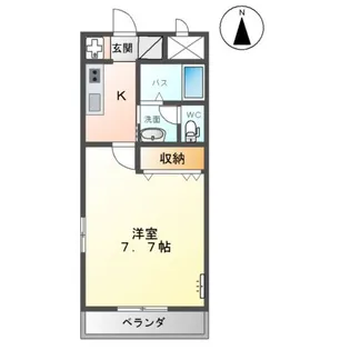 パームヒルズ【1階】の間取り