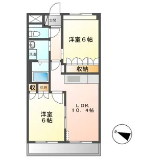 メトロイドⅠ【3階】の間取り