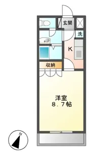 THREEーGOOD3【2階】の間取り
