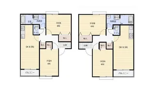 サンハーモニー大和田B【201号室号室】の間取り