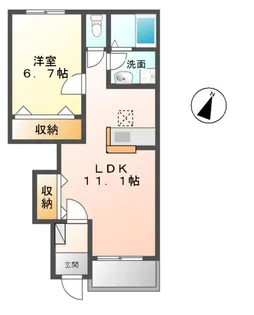 ファミーユ【1階】の間取り