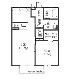 クレールⅥ【1階】の間取り