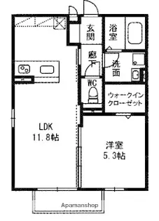 クレールⅥ【2階】の間取り