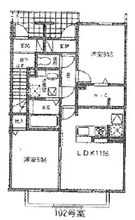アモールⅤ【1階】の間取り