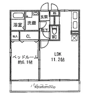 ケインヒルハイム【1階】の間取り