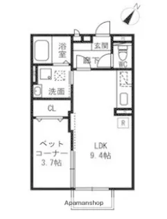 エトワールC【1階】の間取り