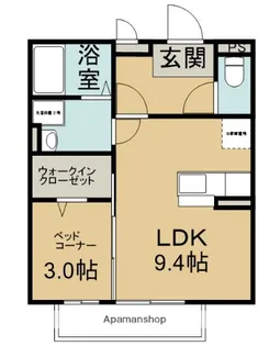 エクセラン【1階】の間取り