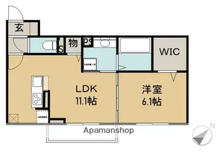サニーハイツA【2階】の間取り
