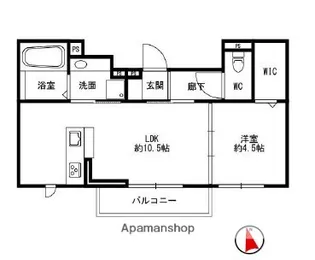 セードル本町【1階】の間取り
