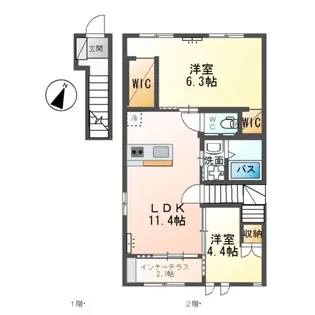 LAST NOTE【2階】の間取り