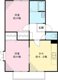 コーポK&K II【202号室号室】の間取り