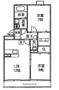 リヴィエール【106号室】の間取り