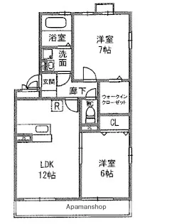 リヴィエール【3階】の間取り