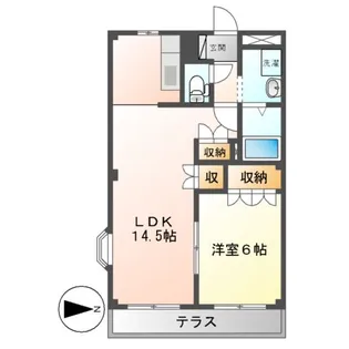 アルファビレッジ豊岡【1階】の間取り