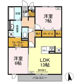 トルビヨン【3階】の間取り