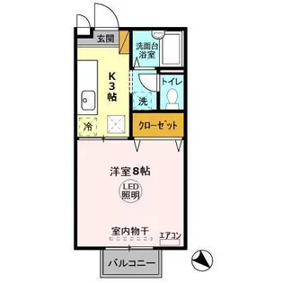 フローラタカラ【1階】の間取り