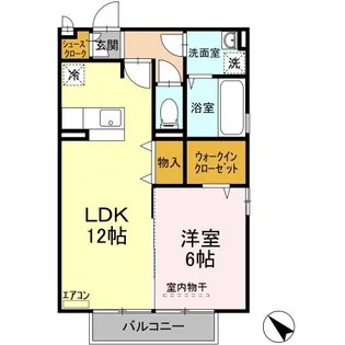 ベルソフィアC【2階】の間取り