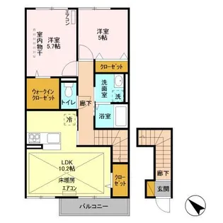 ユーミー【2階】の間取り