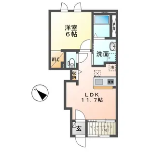 エトワール【1階】の間取り