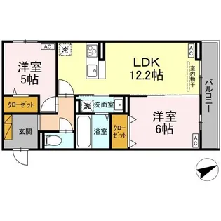 E’CLAT(エクラ)【3階】の間取り