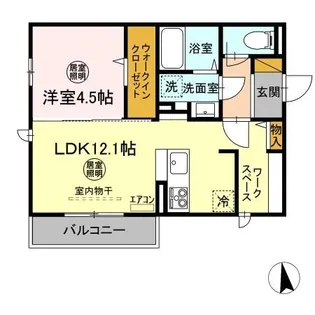 コネクトみどりの【2階】の間取り