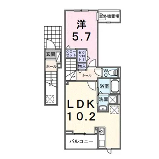 ホグワーツB【2階】の間取り
