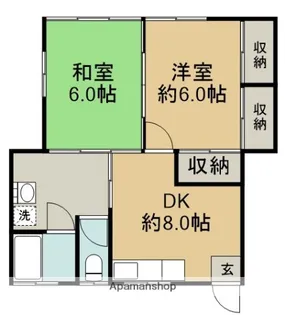 さゆり荘【201号室】の間取り