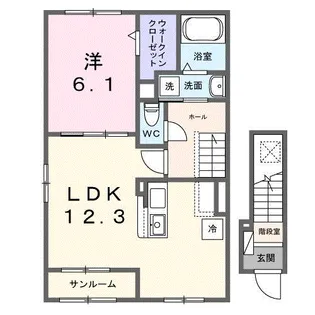 カルム【2階】の間取り