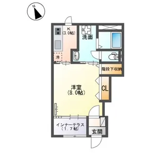 ANGE BELLE A【1階】の間取り