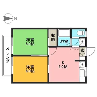 ピア・ローズベイ【101号室】の間取り