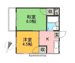 吉野ロイヤルパレス【3階】の間取り