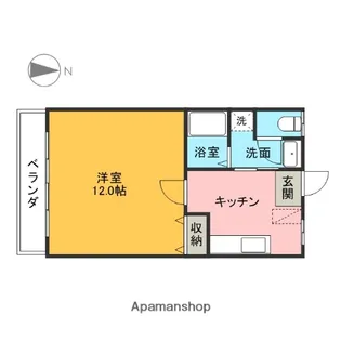 グリーンハイツ三澤PART7【211号室】の間取り