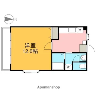 グリーンハイツ三澤PART7【101号室】の間取り
