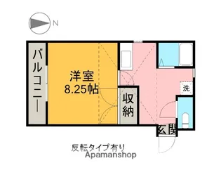 エラートハウス【201号室】の間取り