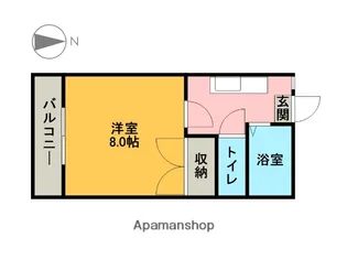 エラートハウス【106号室】の間取り