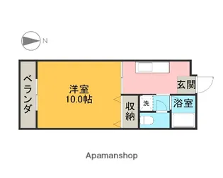 メルシーハイツ【303号室】の間取り