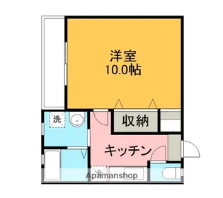 ウィスタリア【101号室】の間取り