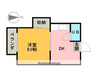 サンハイム【205号室】の間取り