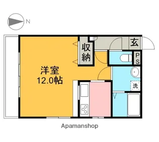 シャールロア清原台【301号室】の間取り