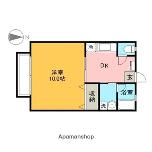 吉沢ハイツ【202号室】の間取り