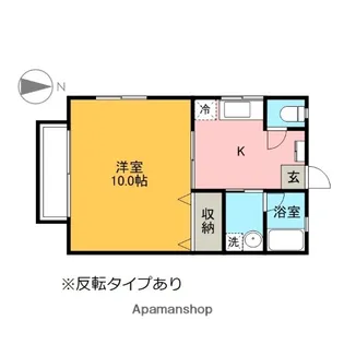 吉沢ハイツ【203号室】の間取り