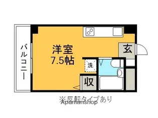 森山ハイツ【603号室】の間取り