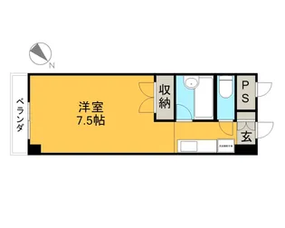 ディアコート泉が丘【507号室】の間取り