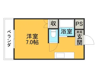 ドマーニ青山【206号室】の間取り