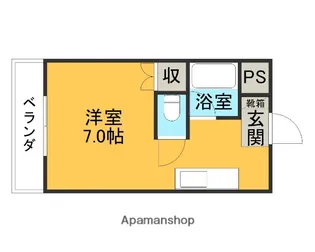 ドマーニ青山【207号室】の間取り