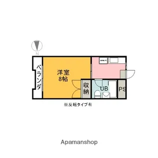 ベルビーハイツ【203号室】の間取り