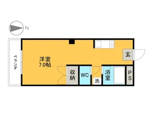 ロイヤルヒルズ【303号室】の間取り